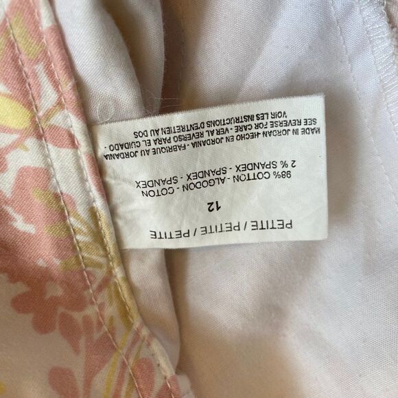 Gloria Vanderbilt Pastel Floral Grandma Core Capris SZ 12 90’s - Picture 13 of 14